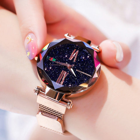 Women Starry Sky Magnetic Waterproof Watch - Fixshope